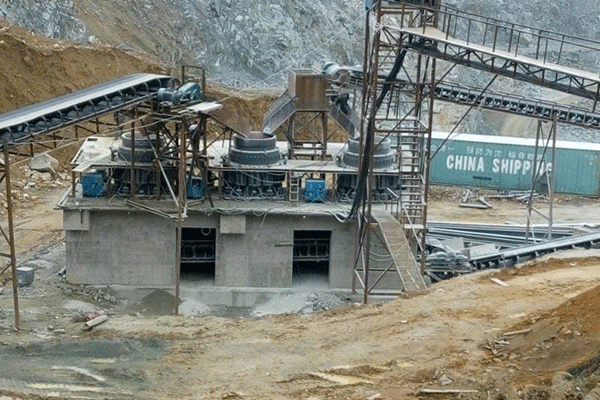福建闽侯时产800吨凝灰岩破碎筛分生产线